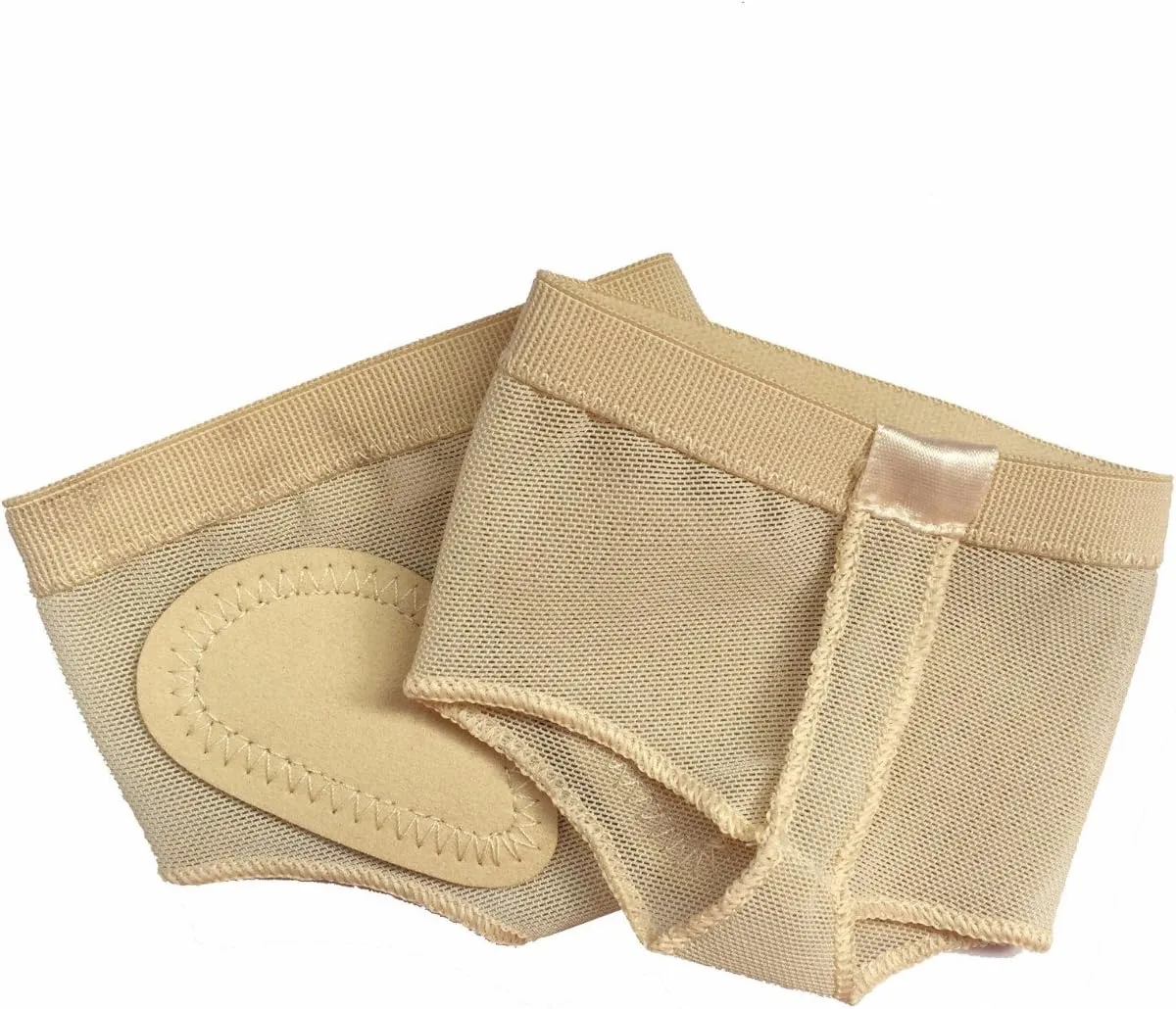Wuchieal 2 Pairs Half Sole Dance Shoes Ballet Lyrical Dance Paws Pad Foot Thongs Shoes Socks